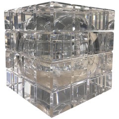 Large Lucite Italian Box