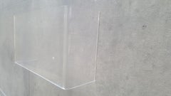 Large Lucite Waterfall Coffee Table Charles Hollis Jones Style