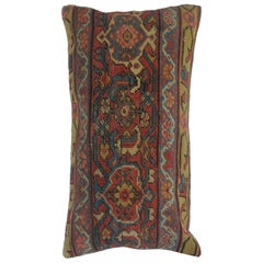 Large Lumbar Pillow from a Persian Mahal Rug