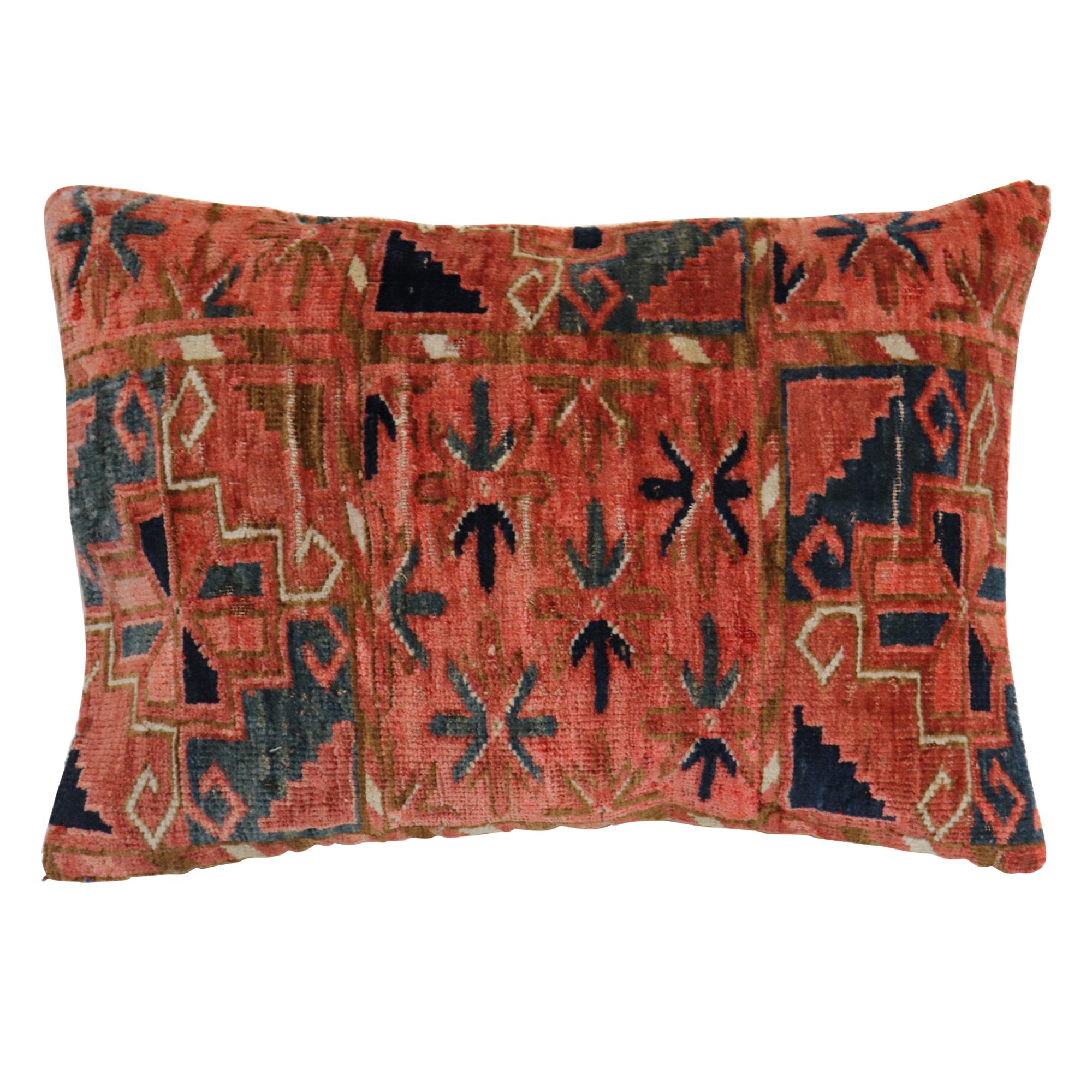 Large Lumbar Turkeman Rug Pillow