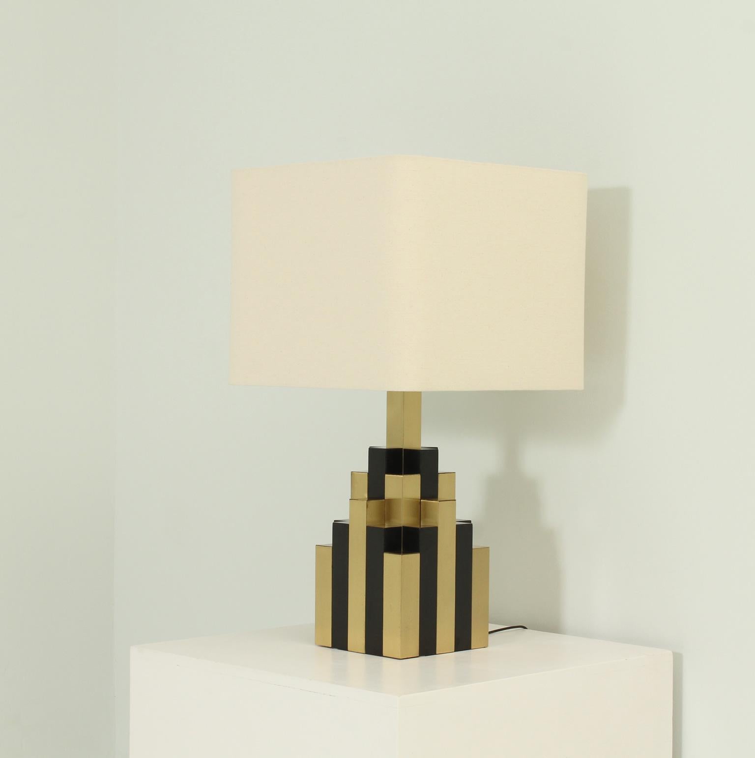 Large Lumica Cityscape Table Lamp, Spain, 1970's For Sale 3