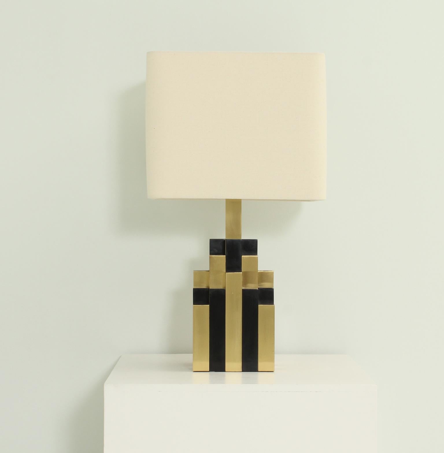 Spanish Large Lumica Cityscape Table Lamp, Spain, 1970's For Sale