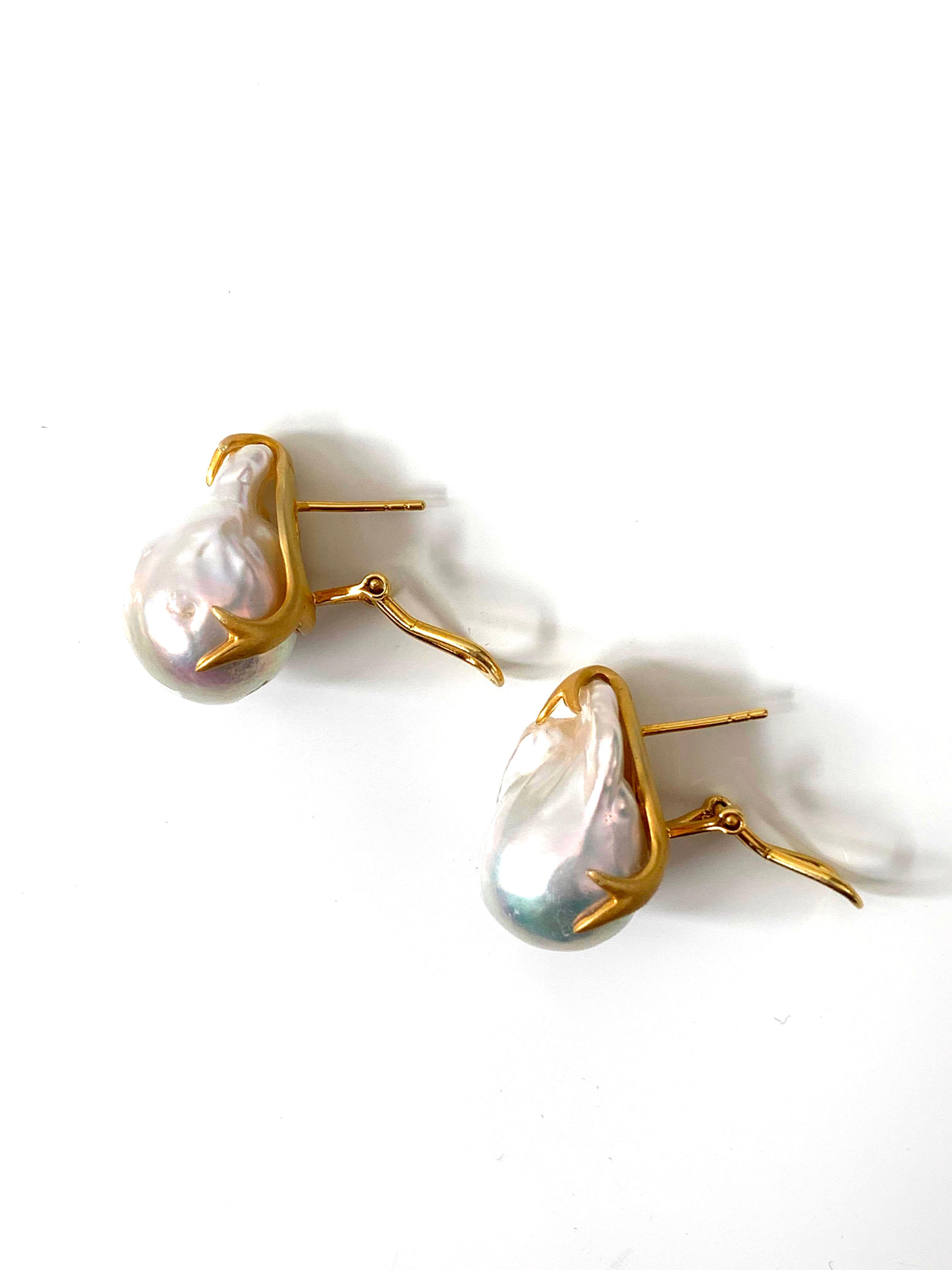 large freshwater pearl earrings
