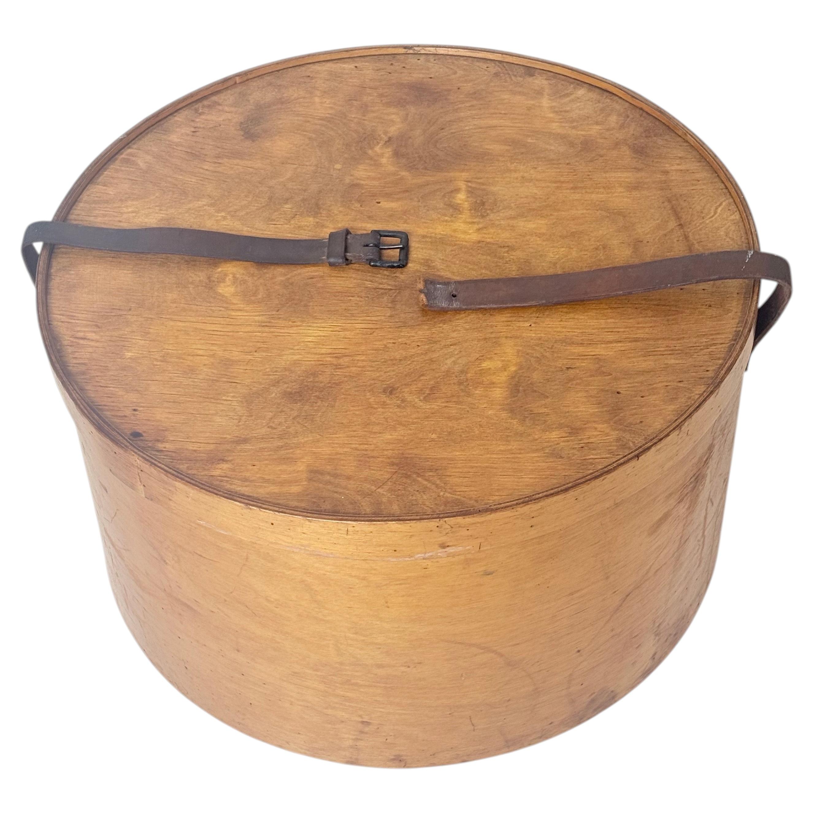 Large Luther Bentwood Hat Box, Grand Prix Paris 1900, Estonia