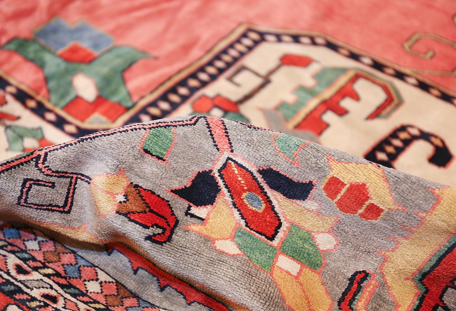Vintage Persian Silk Heriz Rug. Size: 13 ft 1 in x 19 ft  For Sale 6