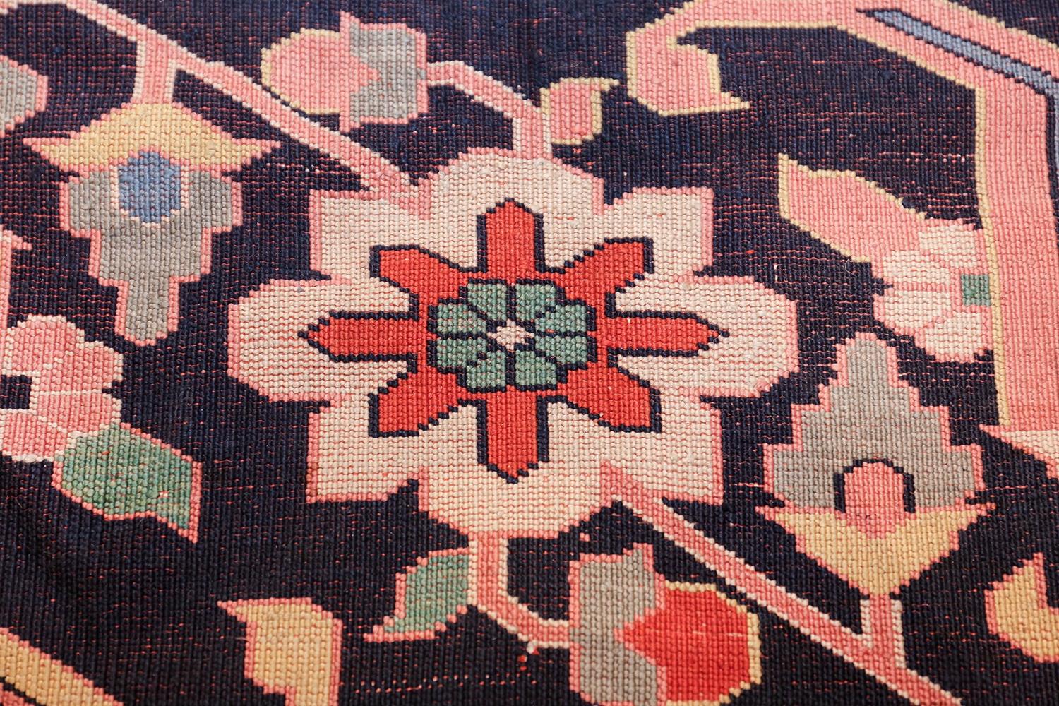 Vintage Persian Silk Heriz Rug. Size: 13 ft 1 in x 19 ft  For Sale 2