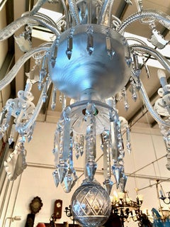 Large Luxury Antique Venetian Crystal Chandelier