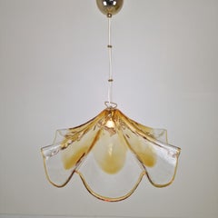Large Luxury La Murrina Murano Glass Pendant Lamp, Italy, 1980s (2 available)