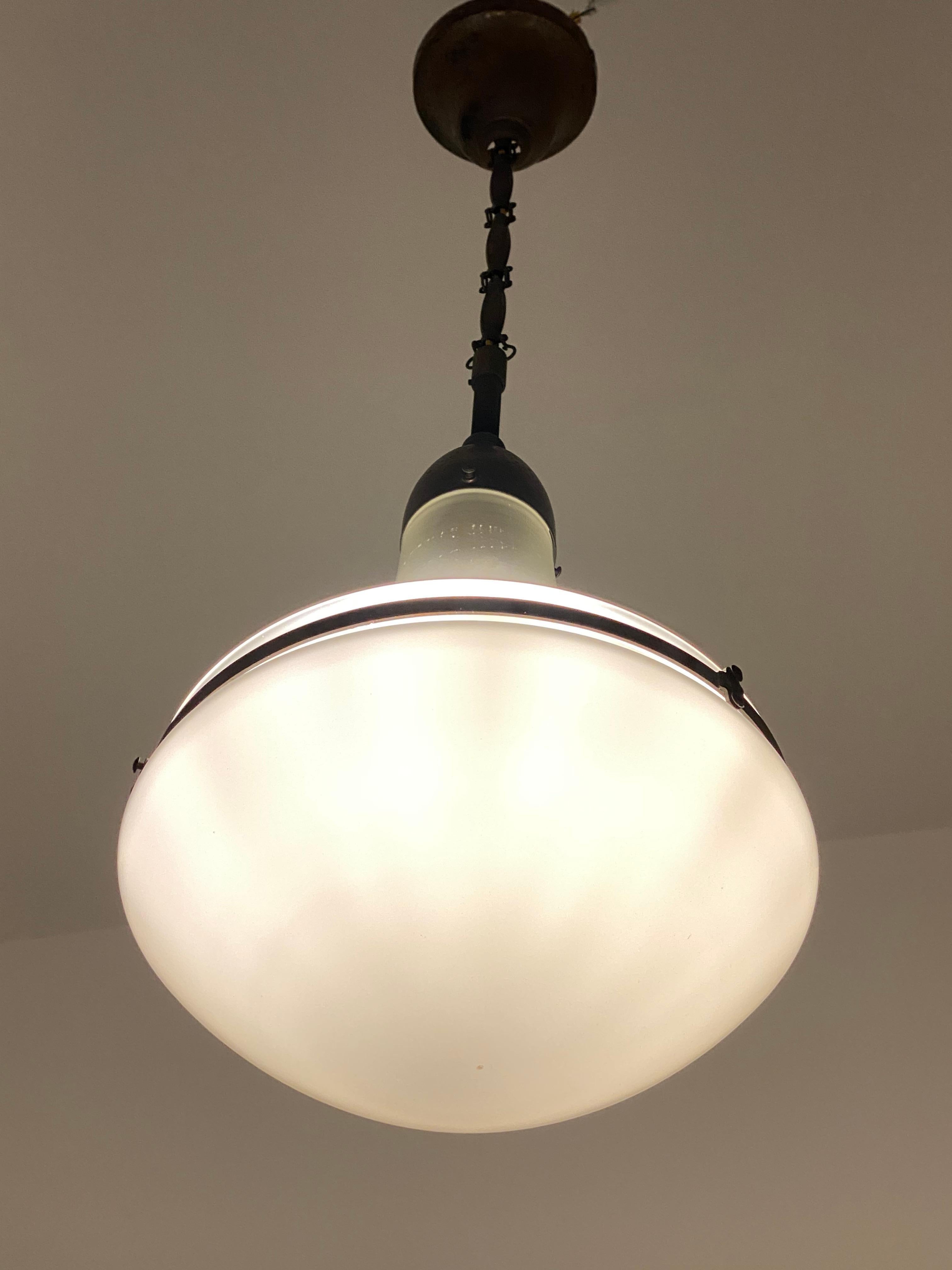 Large Luzette Pendant by Peter Behrens for Siemens Schuckert 3