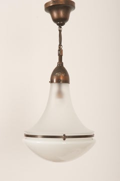 Large "Luzette" Pendant by Peter Behrens for Siemens Schuckert