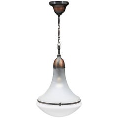 Large "Luzette" Pendant by Peter Behrens for Siemens Schuckert