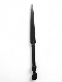 Large Maasai Ceremonial Dagger in Ebony Wood, 1960s