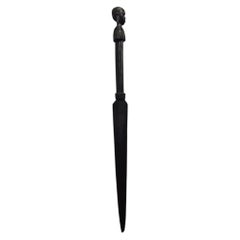 Large Maasai Ceremonial Dagger in Ebony Wood, 1960s