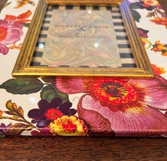 Large Mackenzie-Childs Flower Market Picture Frame with White Background