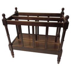 Large Magazine or Newspaper Rack with Divider