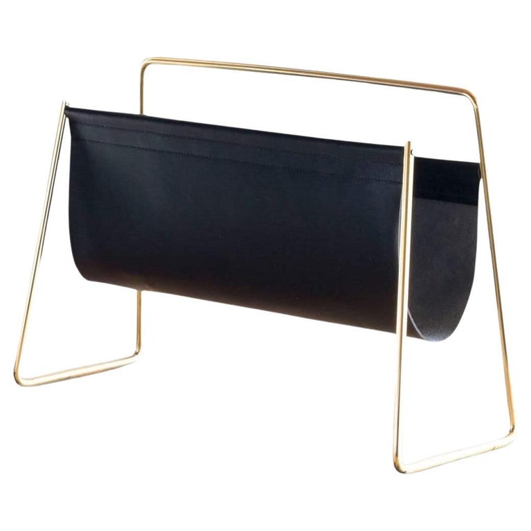 Large Magazine Rack by Carl Aubock For Sale at 1stDibs