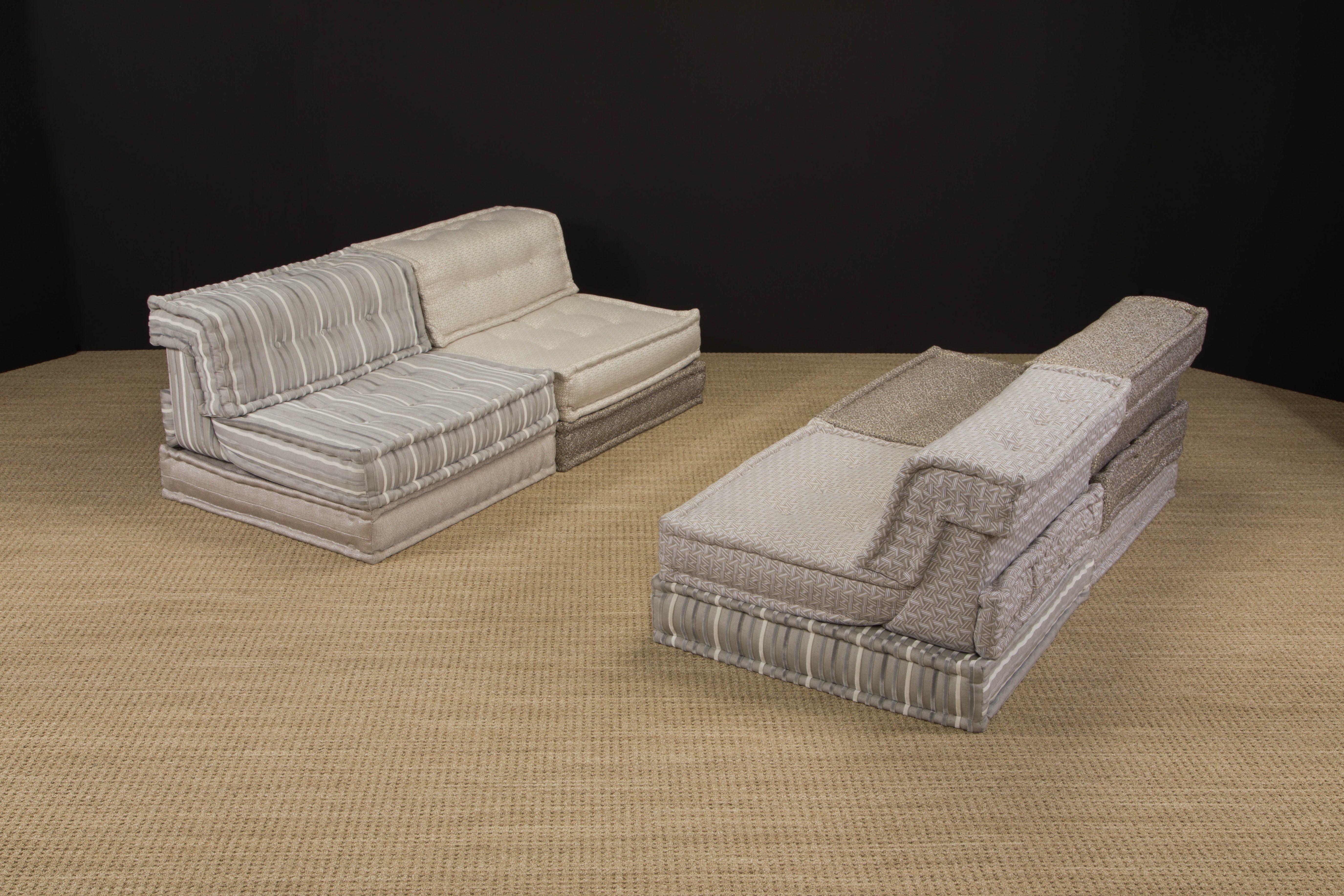 Large 'Mah Jong' Sectional Sofa Set by Hans Hopfer for Roche Bobois, Signed  4