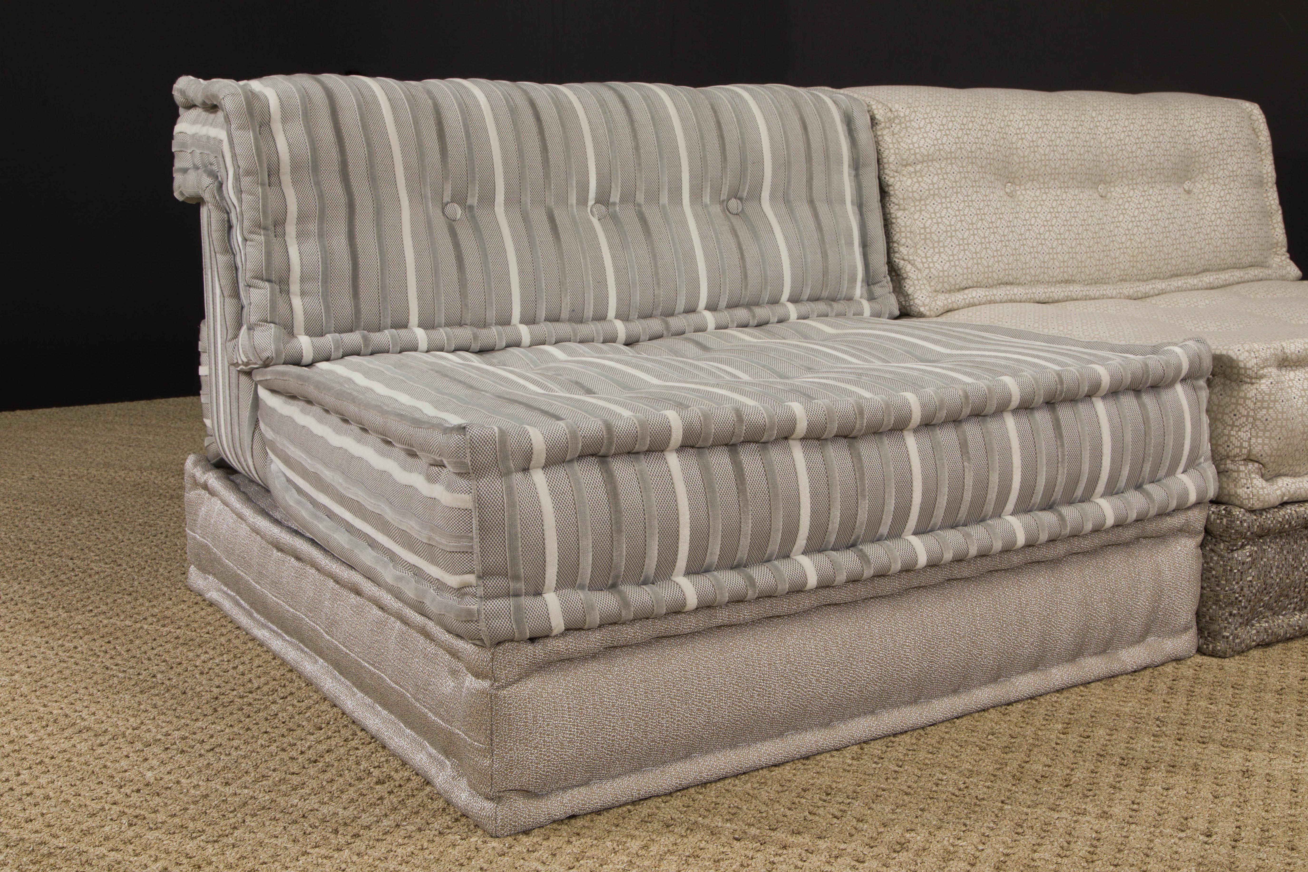 Large 'Mah Jong' Sectional Sofa Set by Hans Hopfer for Roche Bobois, Signed  5