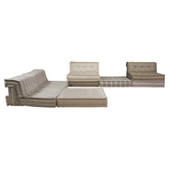 Large 'Mah Jong' Sectional Sofa Set by Hans Hopfer for Roche Bobois, Signed