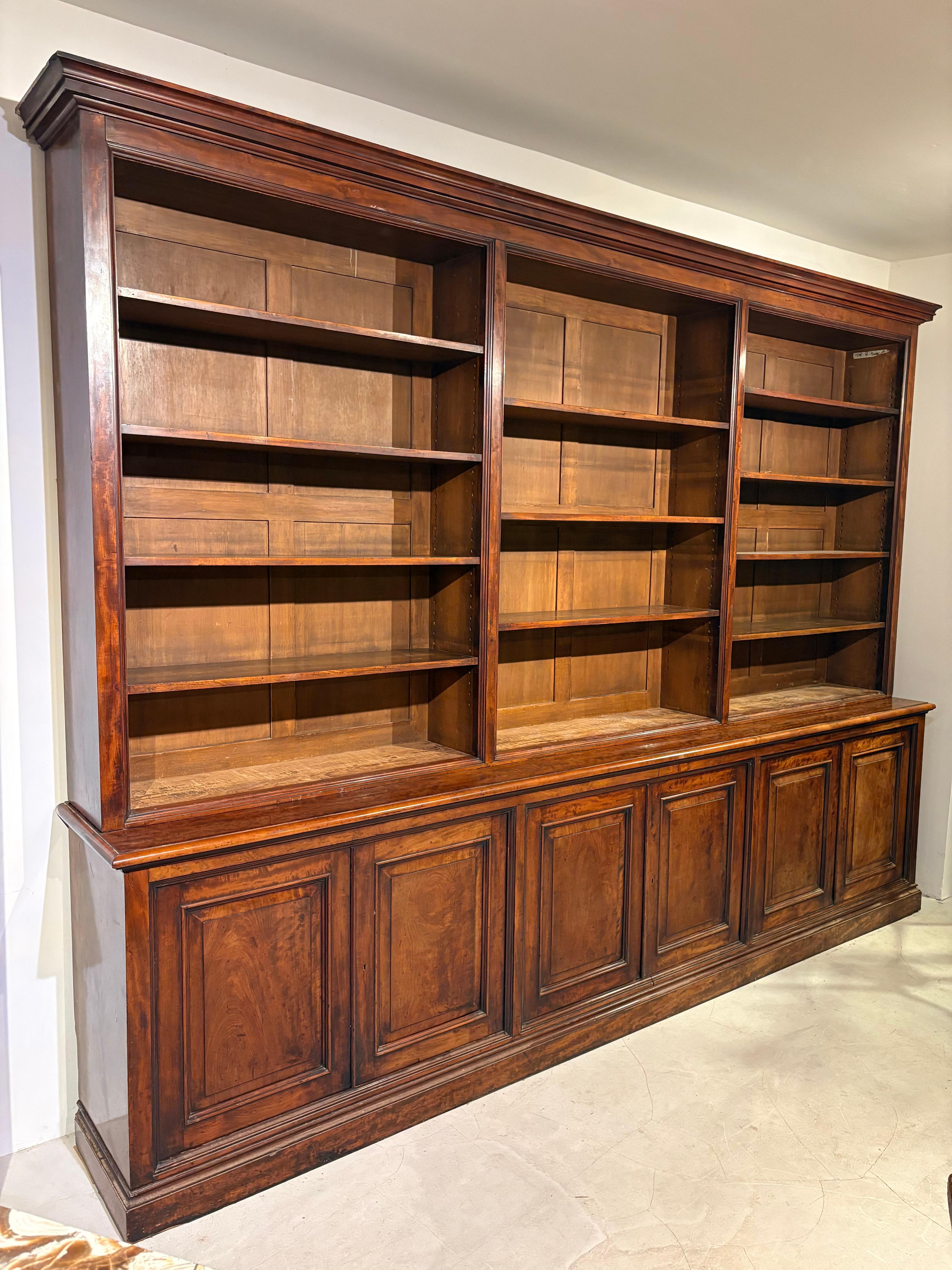 Grande libreria in mogano di Holland & Sons in vendita 1