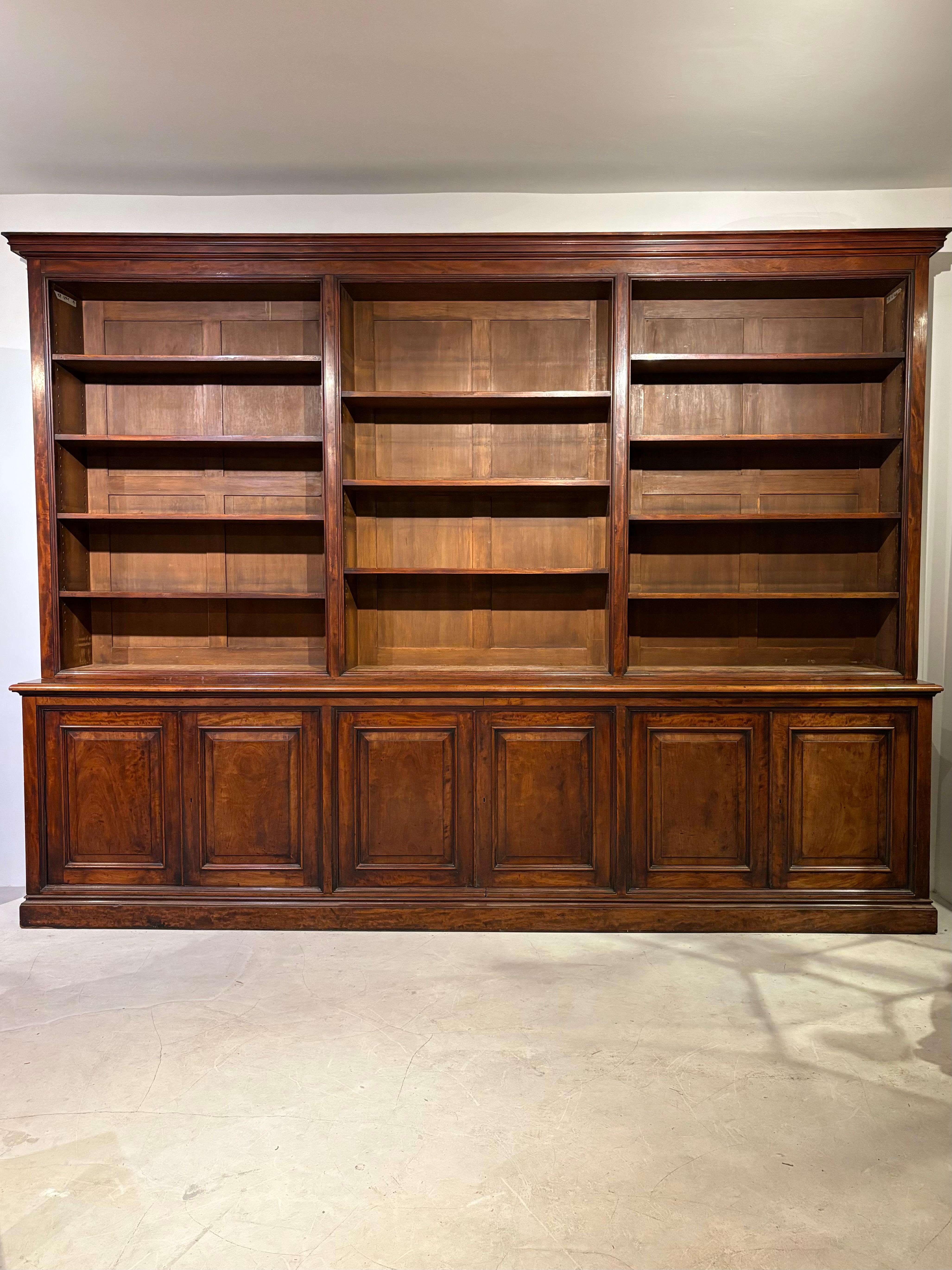 Grande libreria in mogano di Holland & Sons in vendita 2