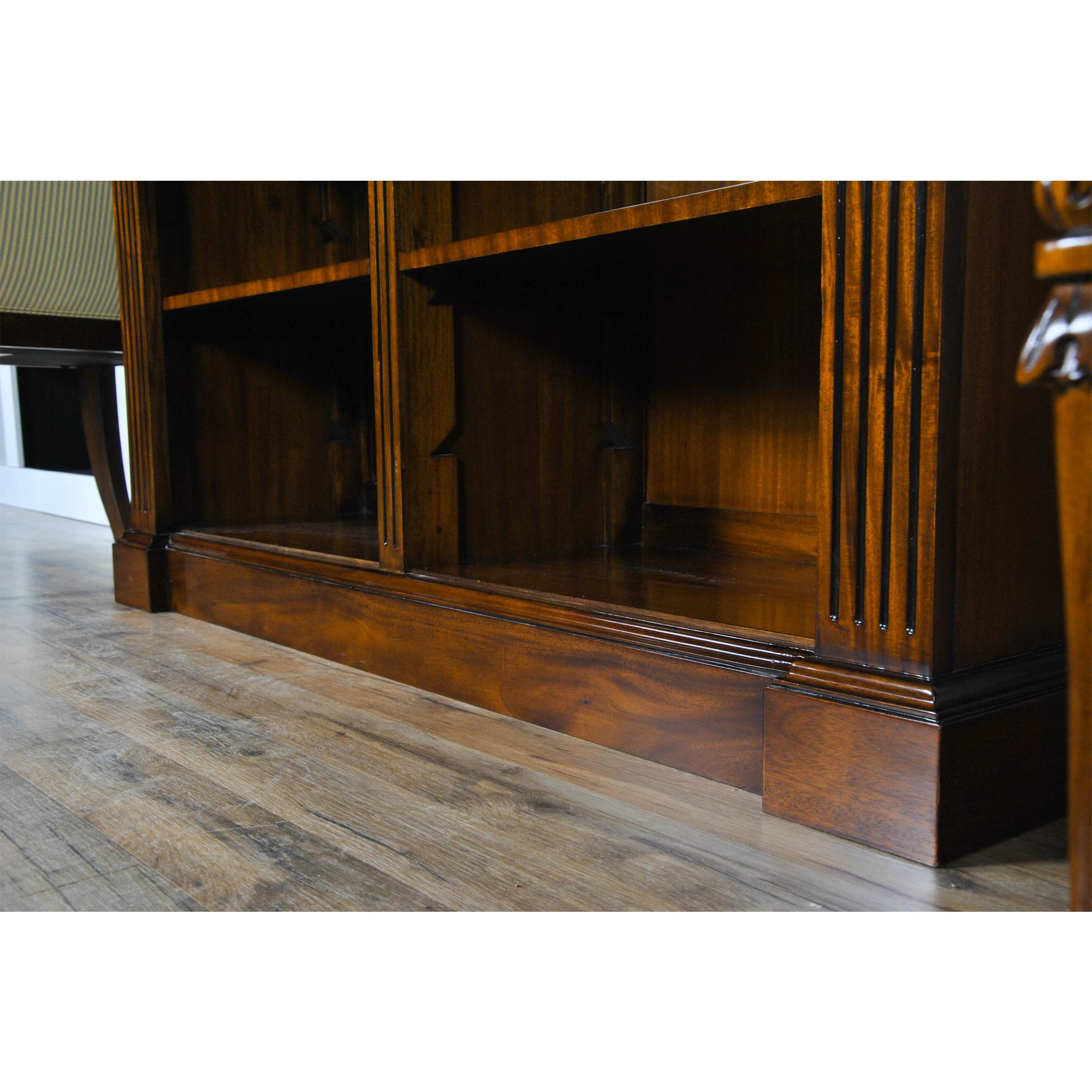 Contemporary Large Mahogany Bookcase For Sale