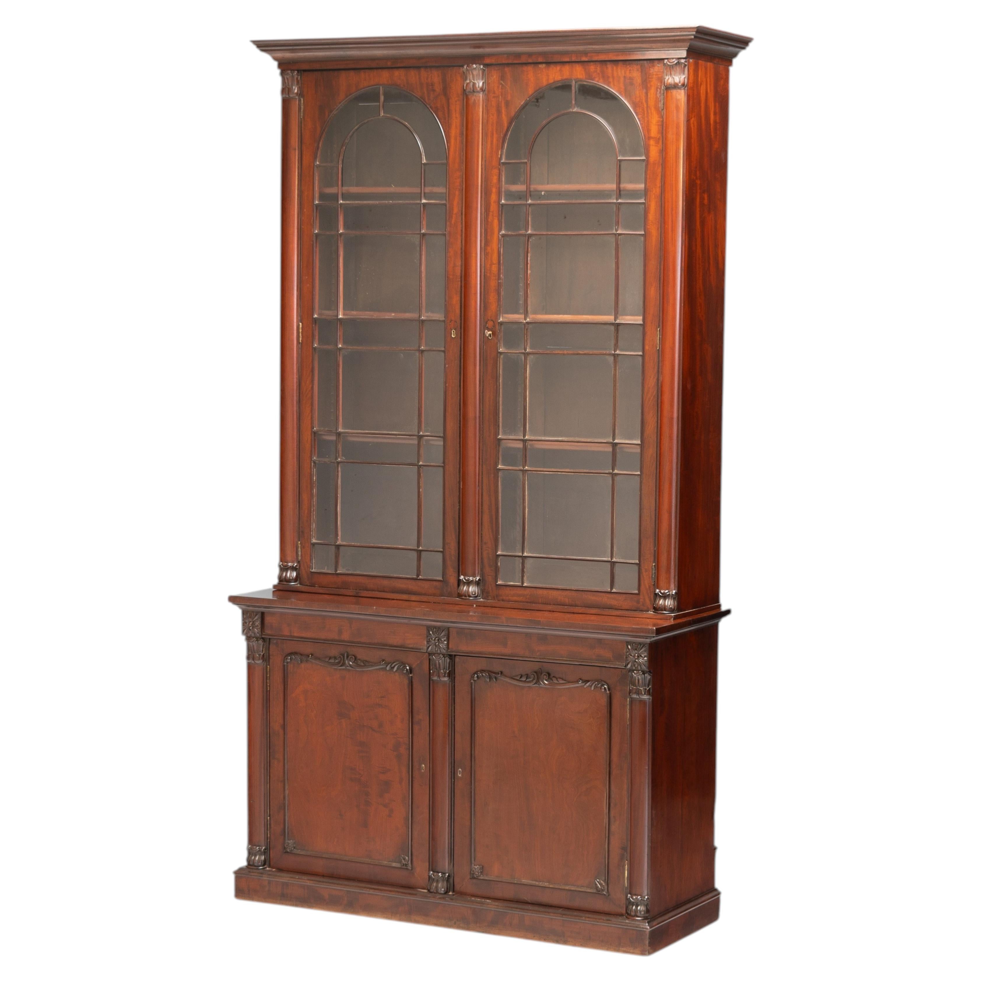Large Mahogany Bookcase