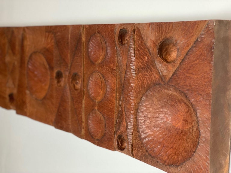 Large Mahogany Chip Carved Sculpture by Michael Rozell, USA 2021 For ...