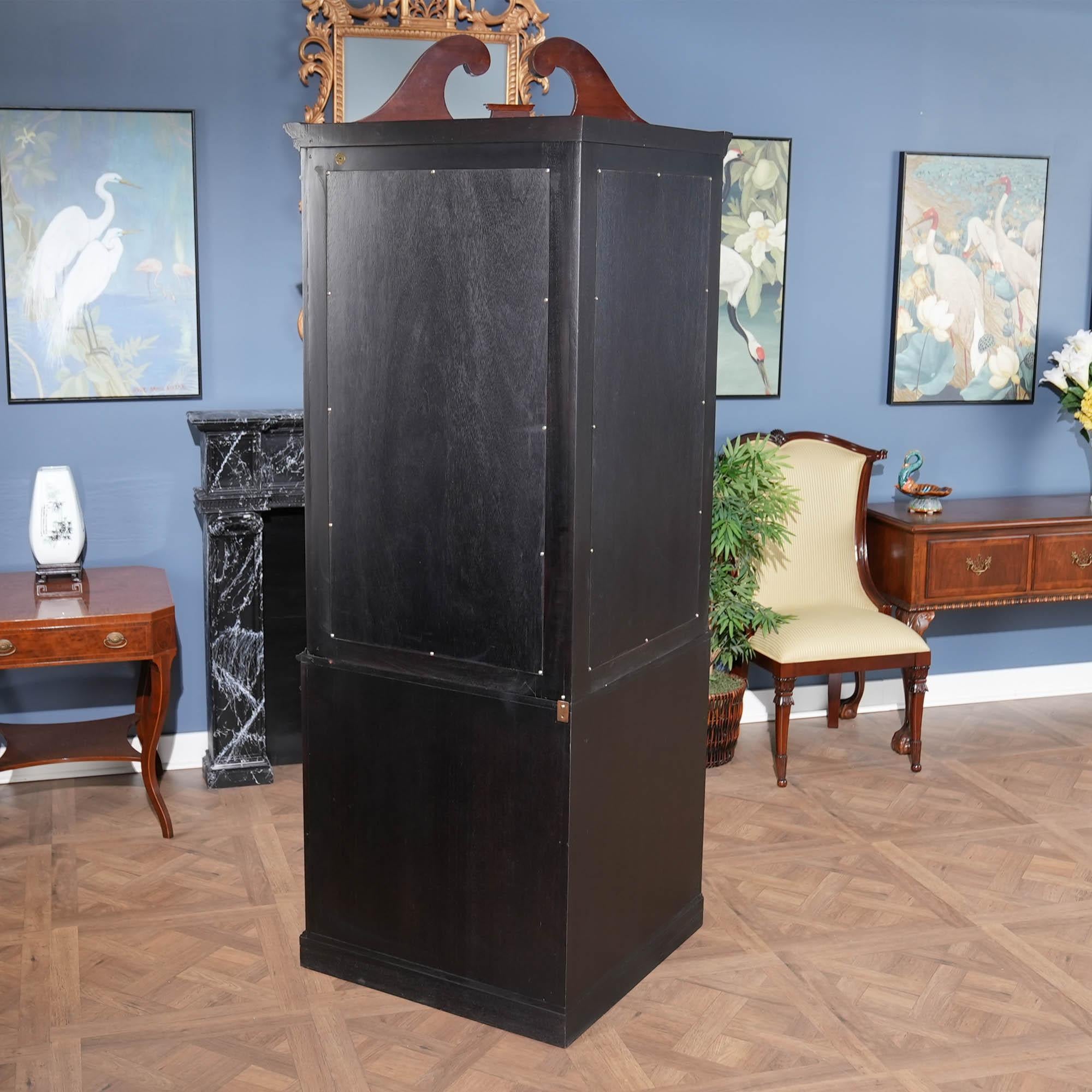 Large Mahogany Corner Cabinet For Sale 4