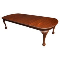 Antique Large mahogany dining table