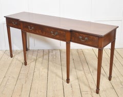 Large mahogany hall table