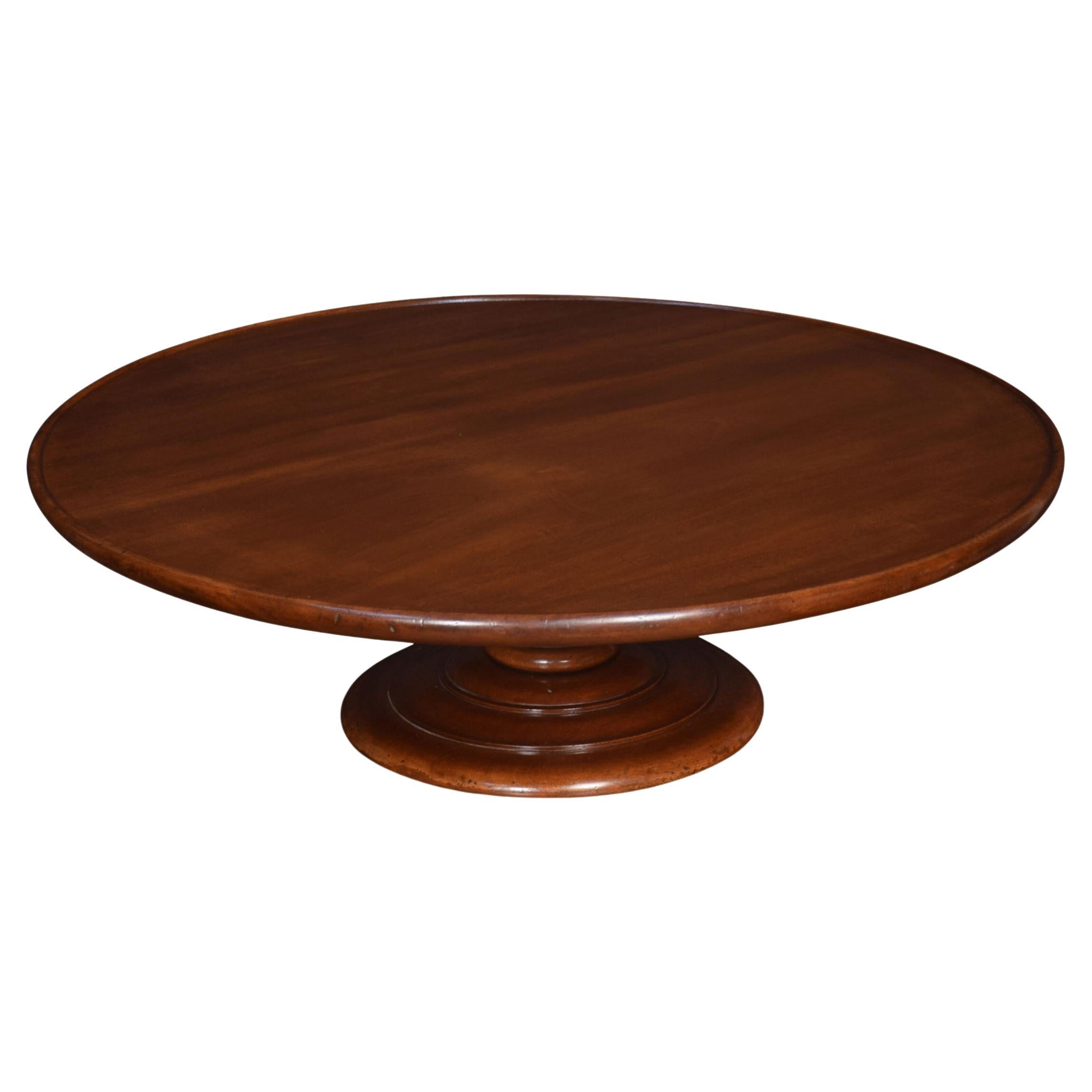 Large mahogany lazy Susan For Sale