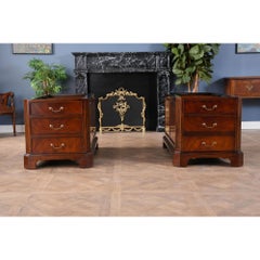 Large Mahogany Partner Desk