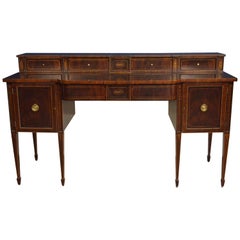 Large Mahogany Regency Style Sideboard by Leighton Hall