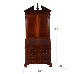 Large Mahogany Secretary Desk