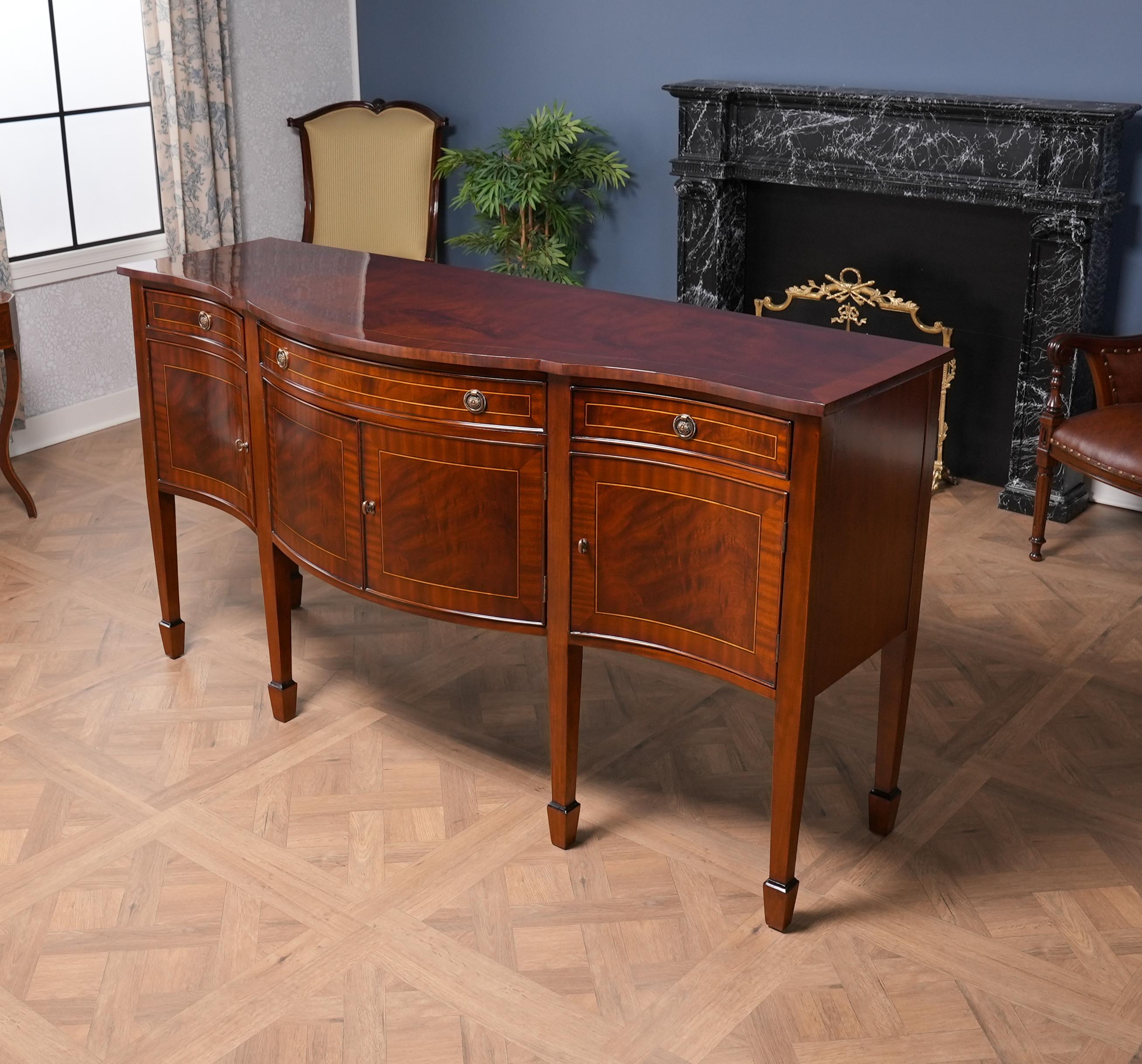 Large Mahogany Sideboard  For Sale 8