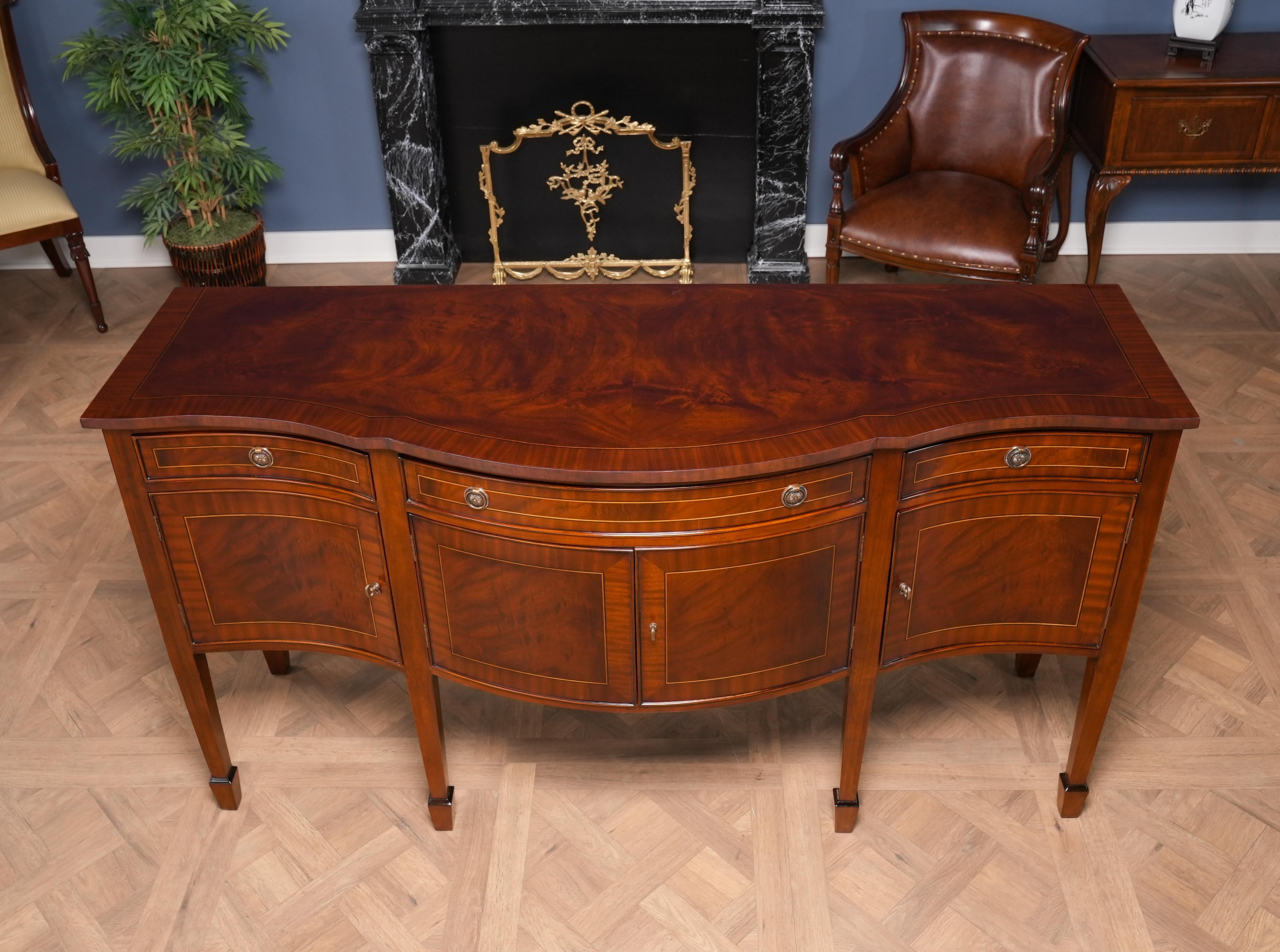 Large Mahogany Sideboard  For Sale 9