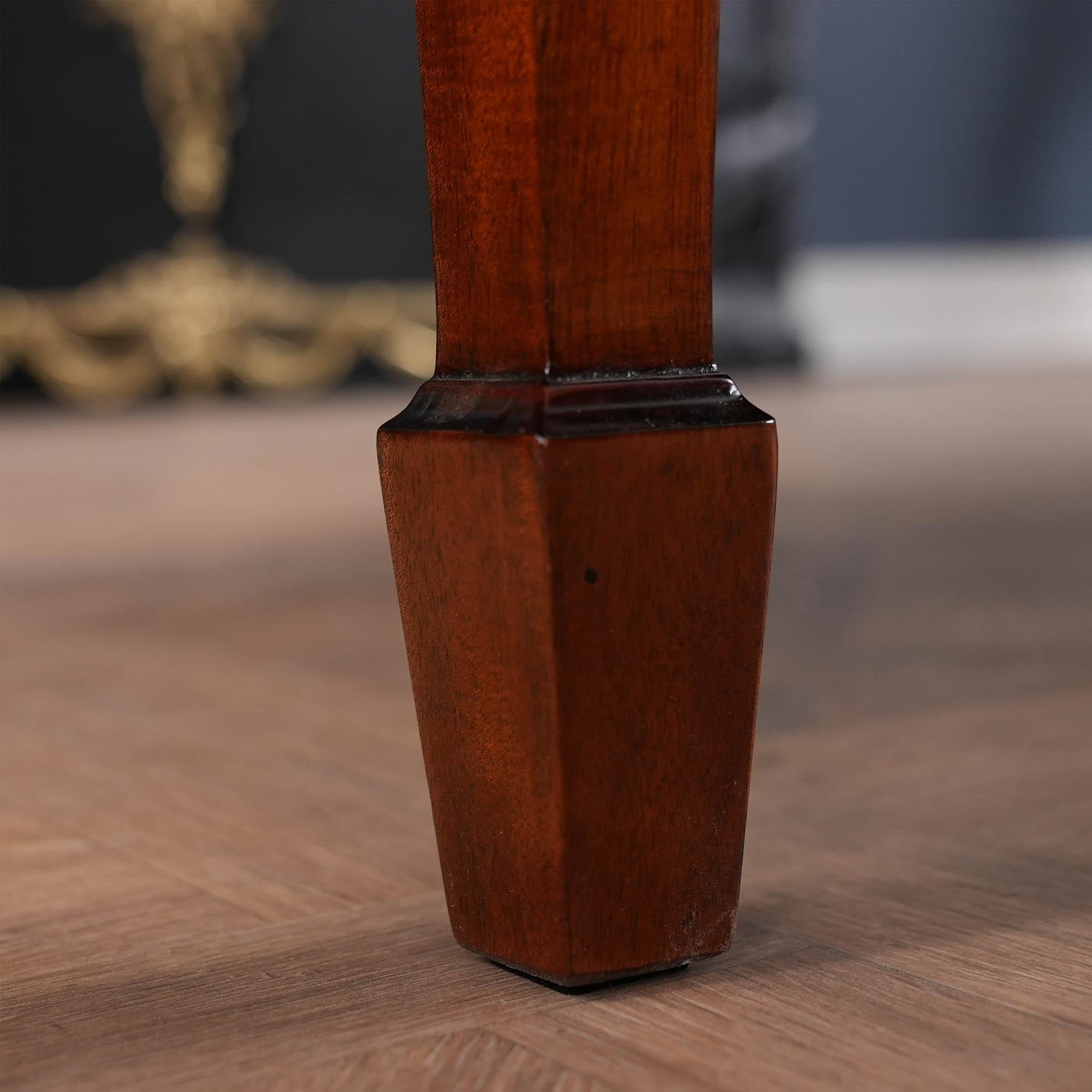 Hand-Carved Large Mahogany Sideboard  For Sale