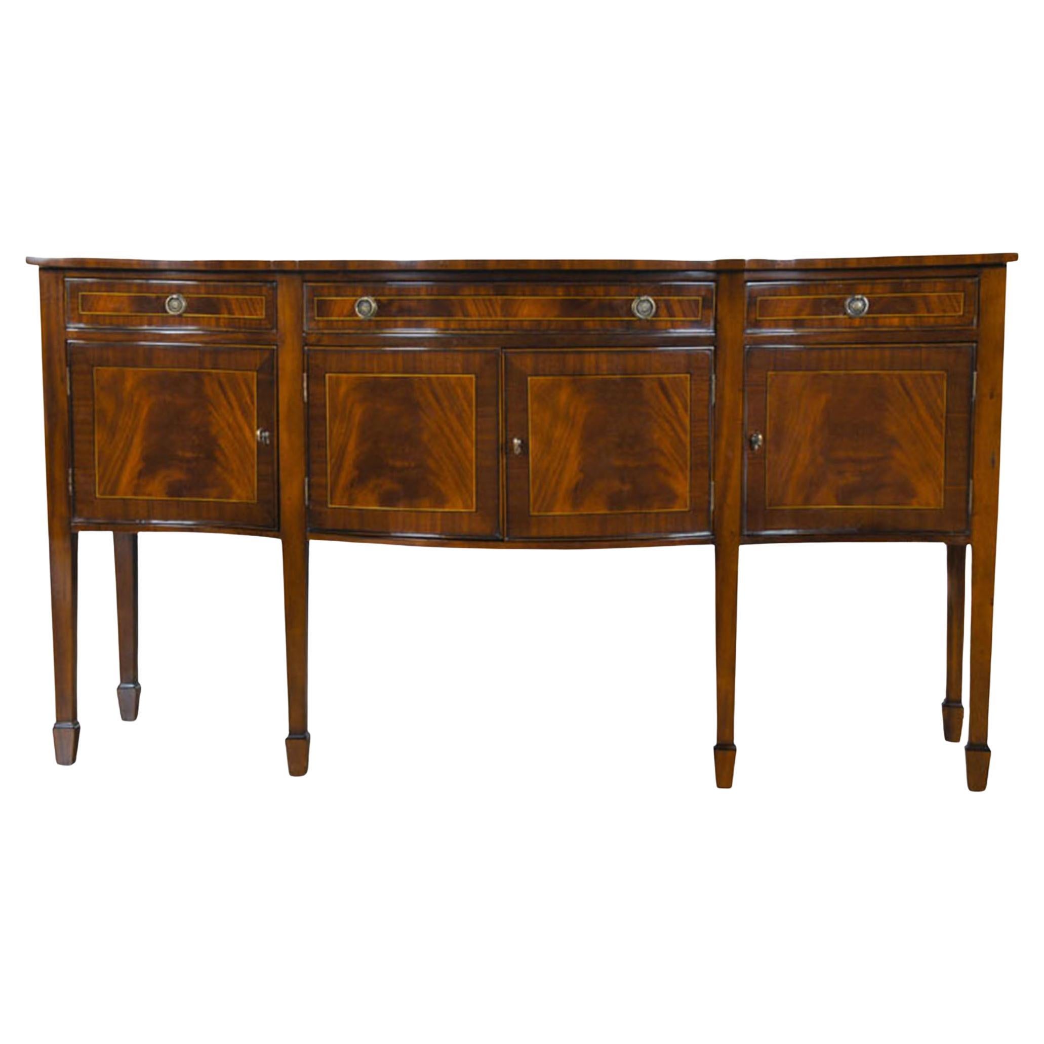 Large Mahogany Sideboard  For Sale