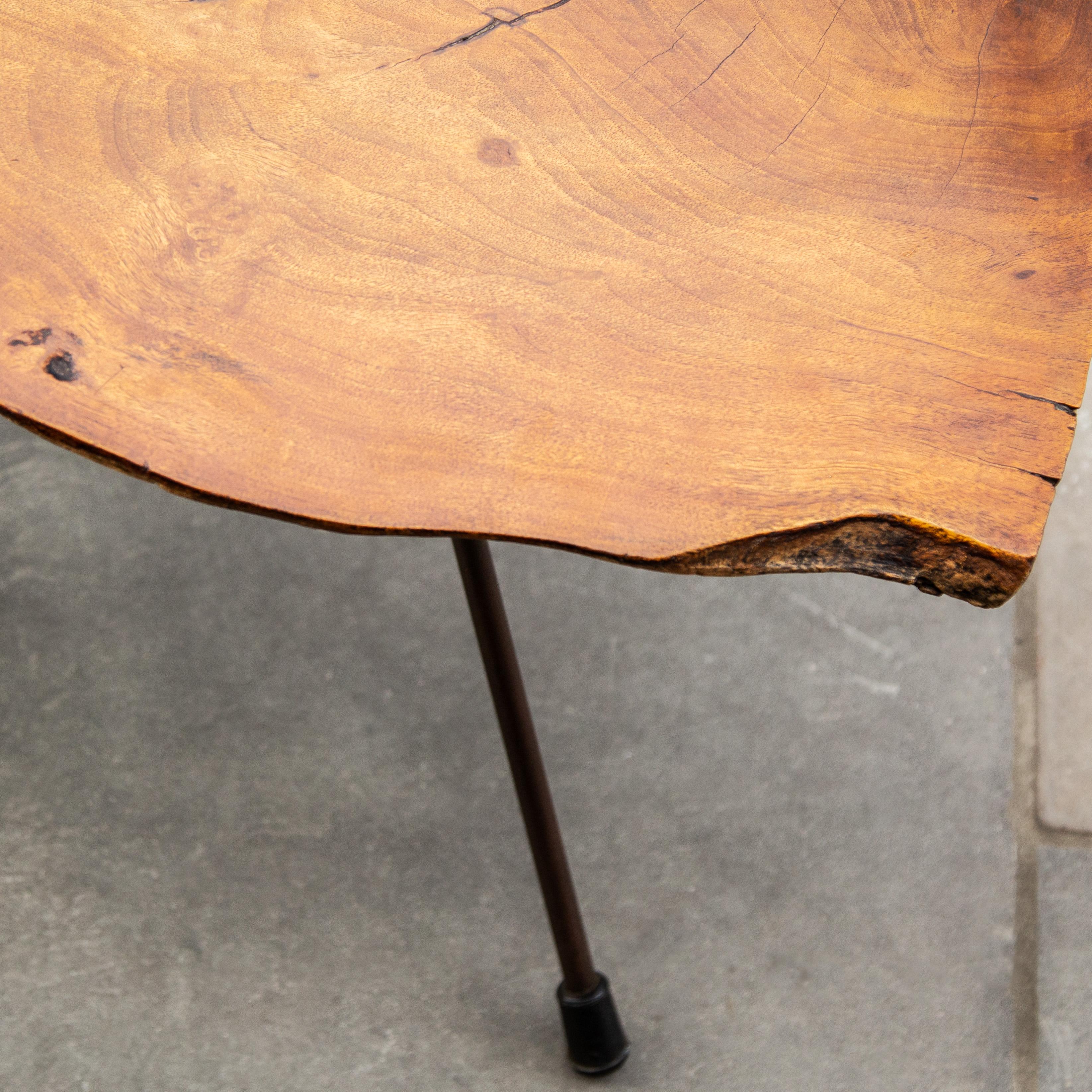 Large Mahogany Tree Trunk Table, Carl Auböck, 1940s For Sale 1