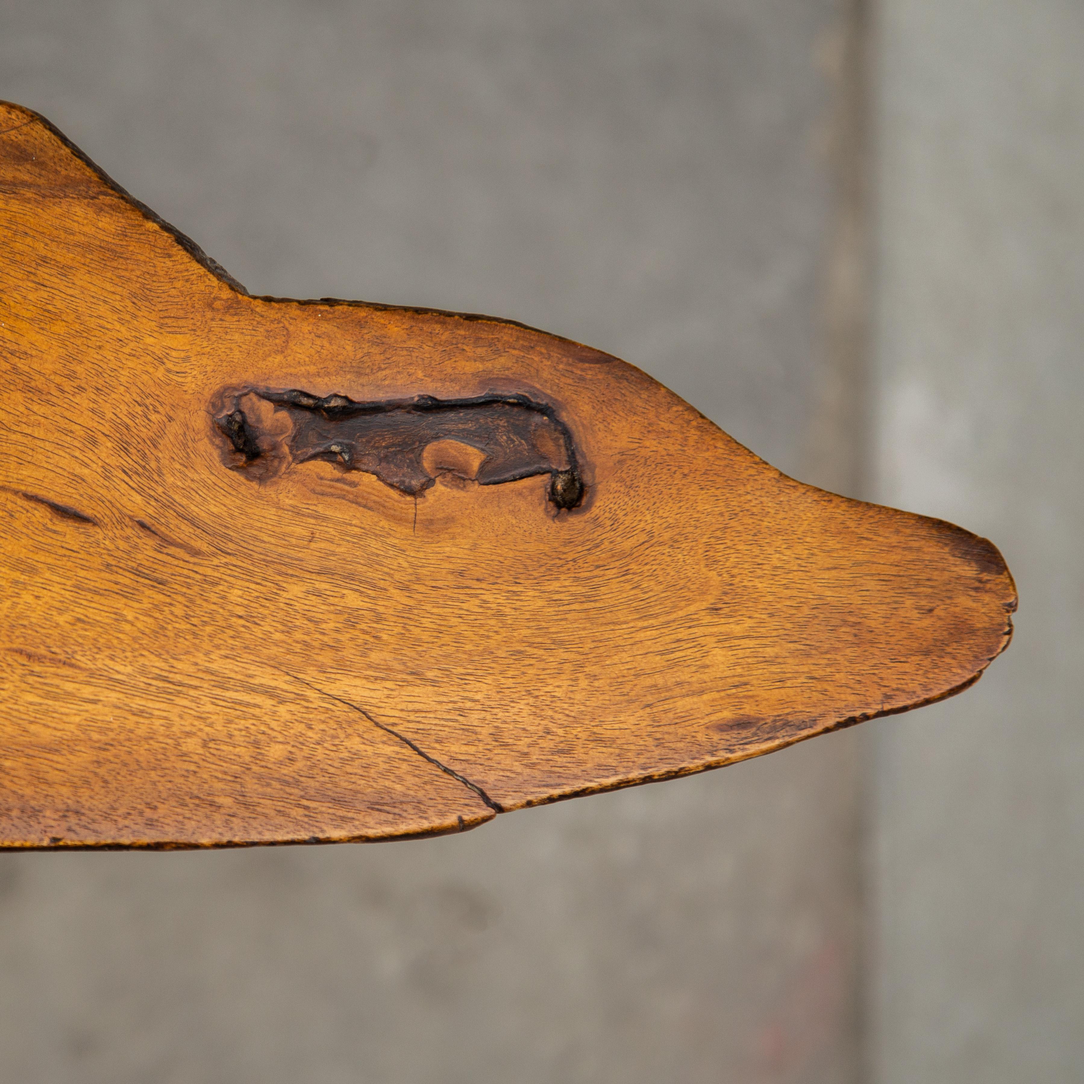 Austrian Large Mahogany Tree Trunk Table, Carl Auböck, 1940s For Sale