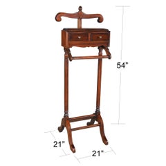 Large Mahogany Valet