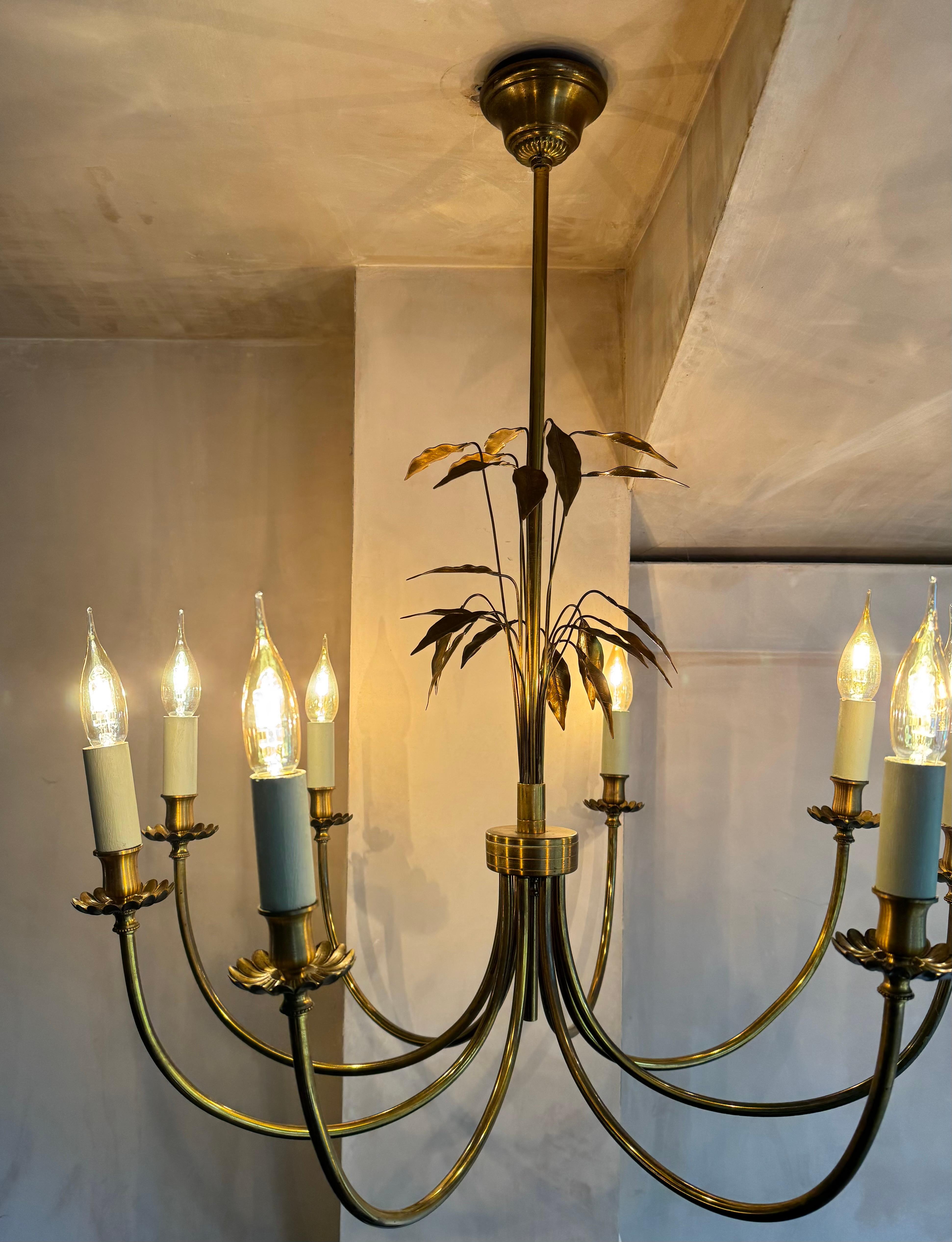 20th Century Large Maison Charles Chandelier For Sale