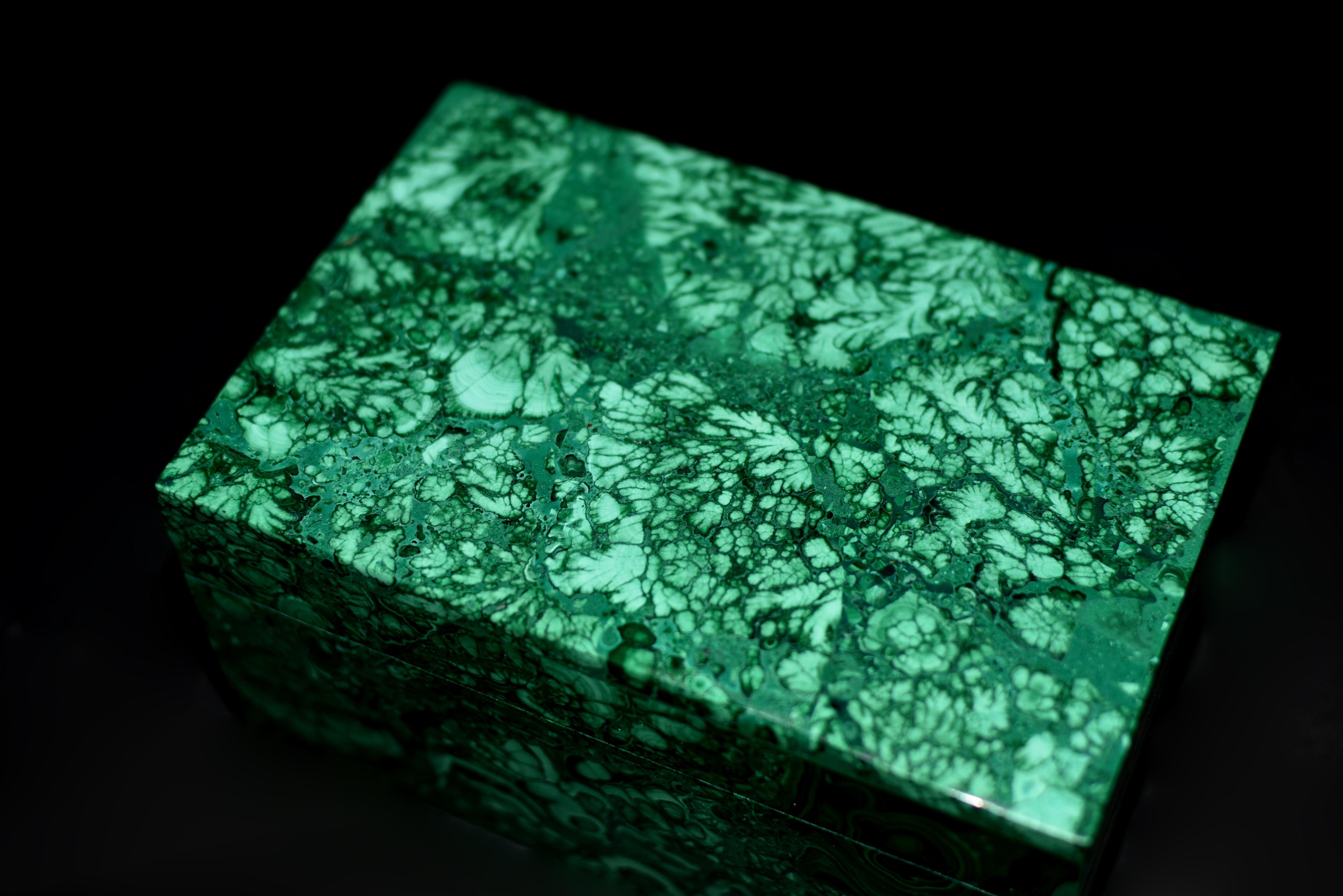 Große Malachit-Box 7