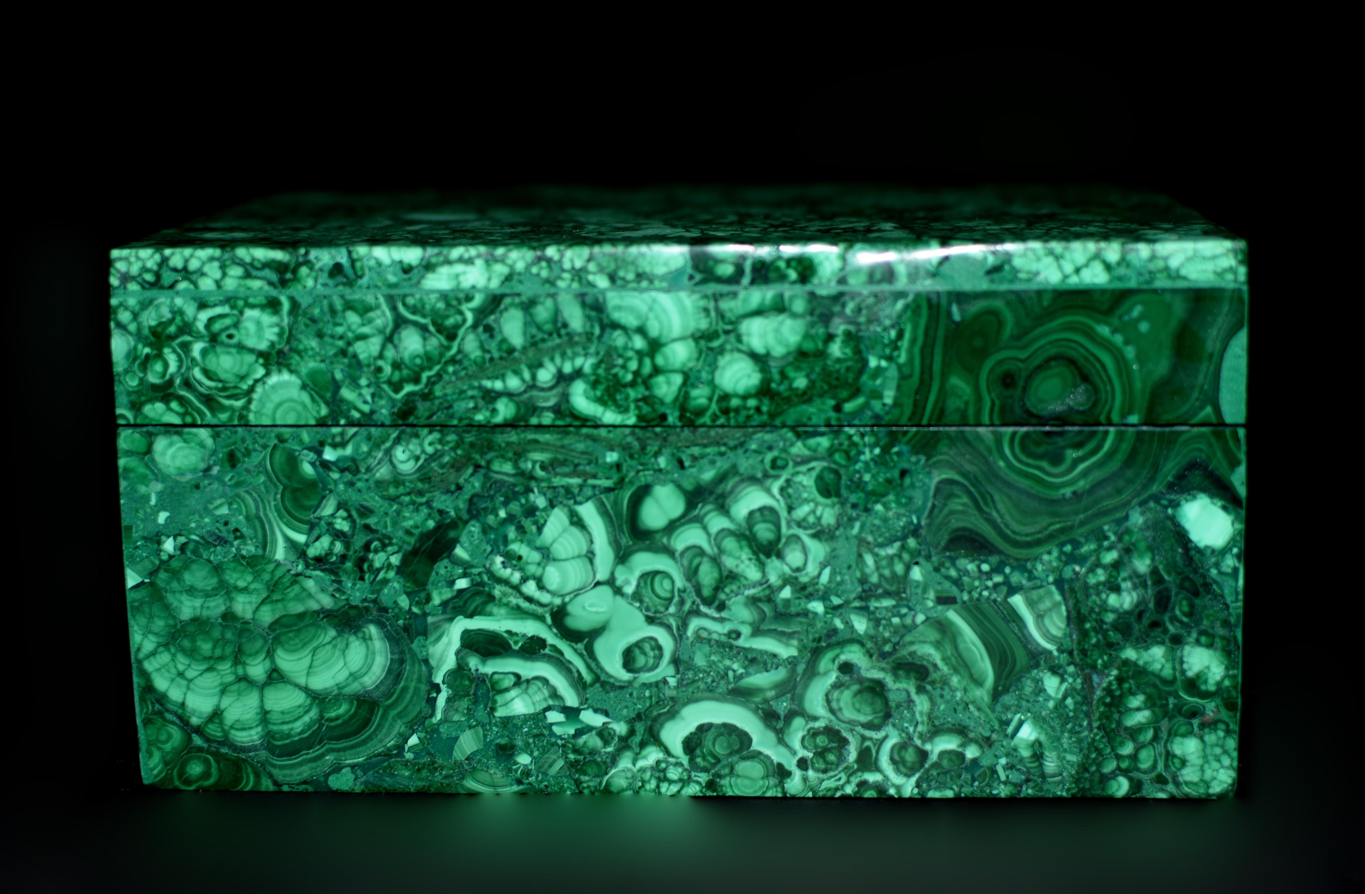 Große Malachit-Box 7