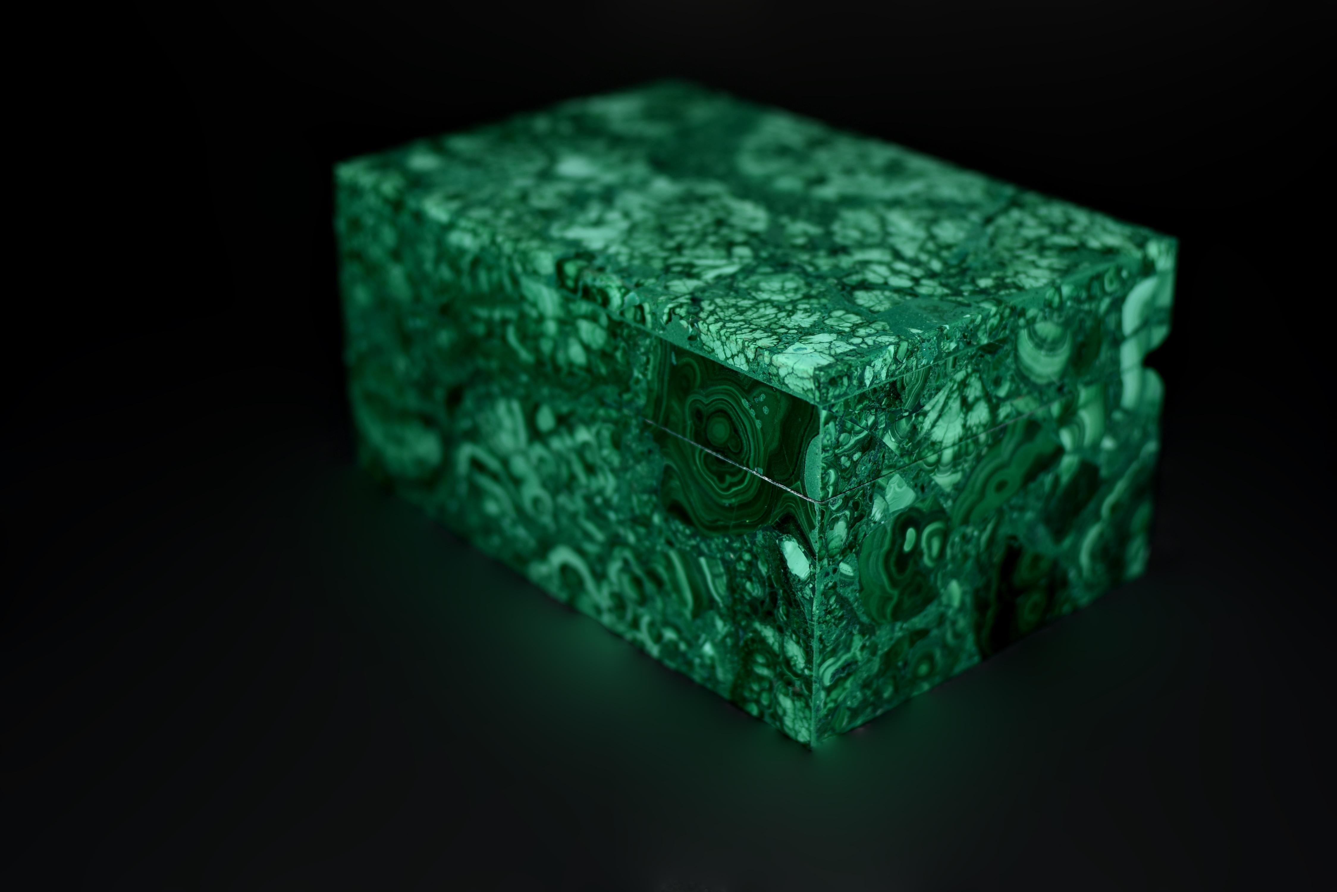 Große Malachit-Box 7