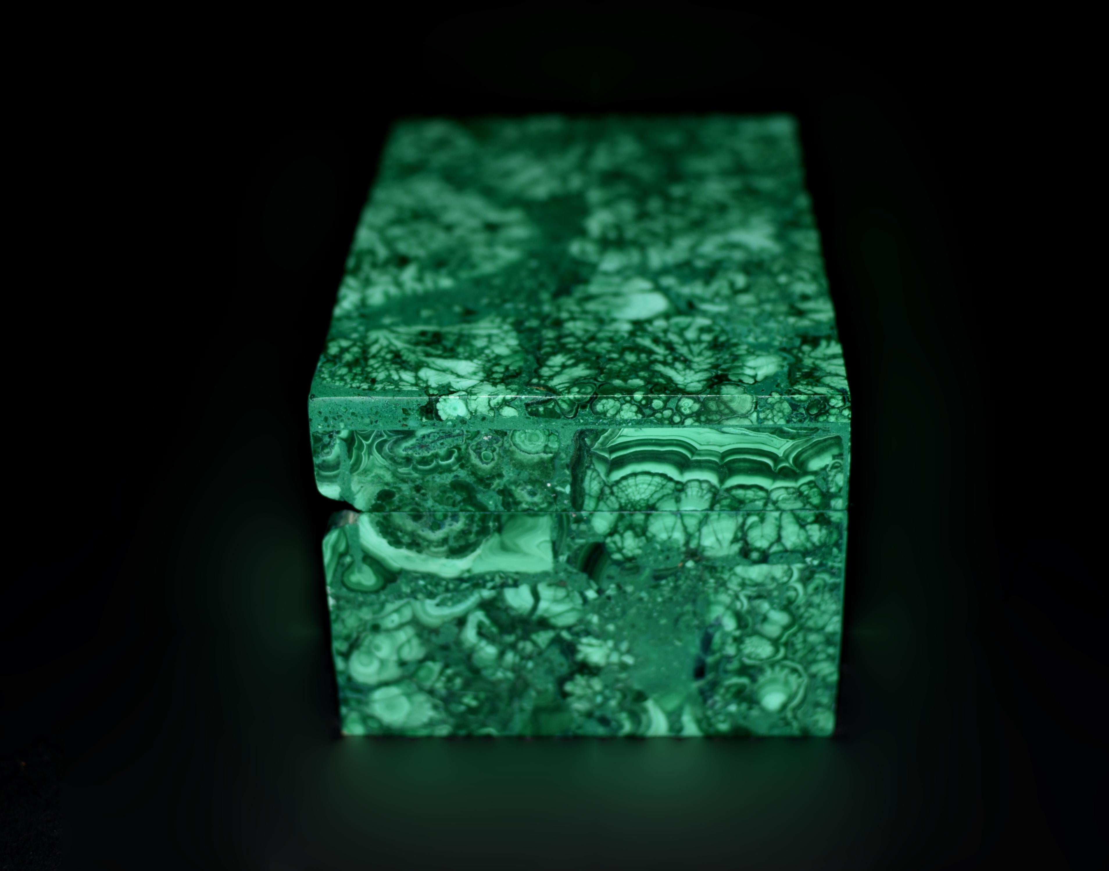 Große Malachit-Box 7