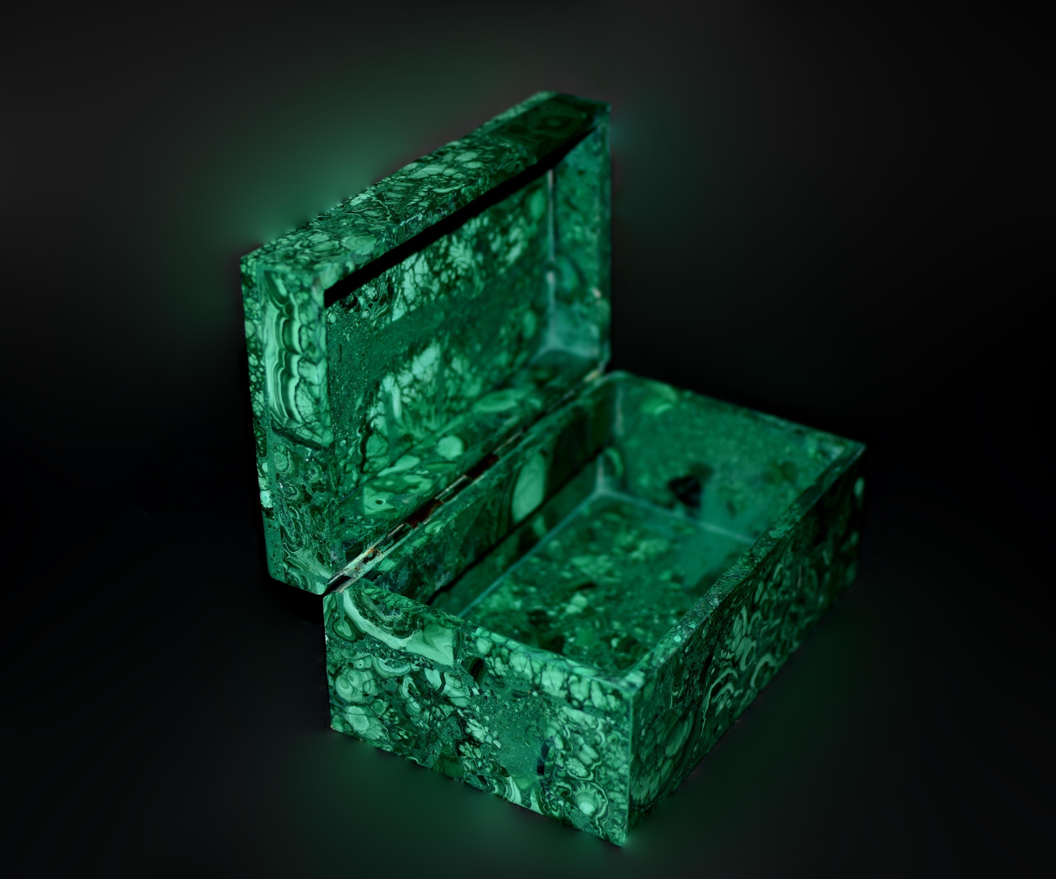 Große Malachit-Box 7