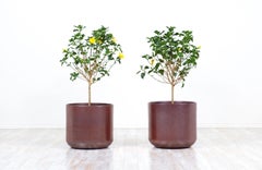 Große große Pflanzgefäße von Malcolm Leland &amp;amp; David Cressey Studio mit Pro Artisan Stoneware