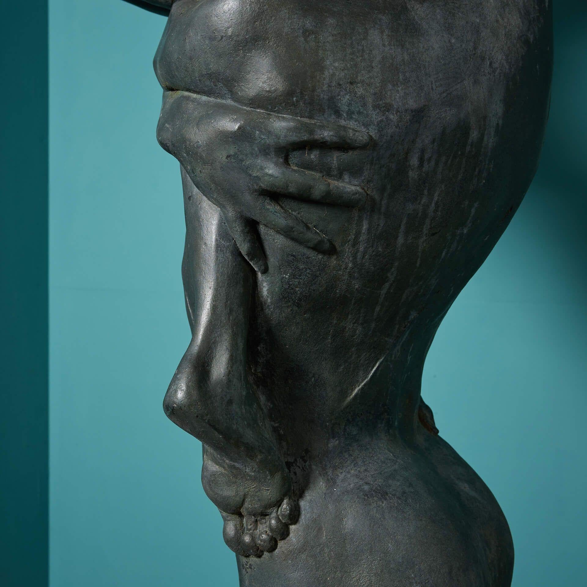 Anglais Large Maquette Sculpture of ‘Close Affection’ by John W. Mills en vente